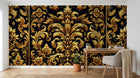 Design A0664 — Papier peint Damassé Classique — Novomur