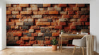Design A0704 — Papier peint Brique Rouge — Novomur