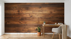 Design A0710 — Papier peint Bois Rustique Brun - Collection 1 — Novomur