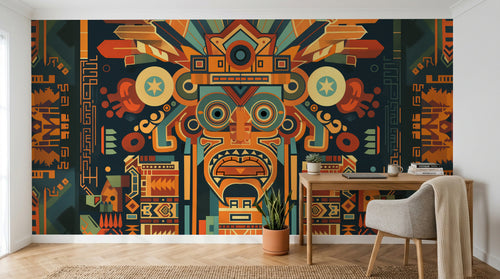 Design A0713 — Papier peint Ethnique Tribal Africain — Novomur