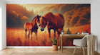 Design A0798 — Papier peint Chevaux — Novomur