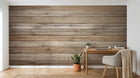 Design A0829 — Papier peint Bois Rustique Brun - Collection 1 — Novomur