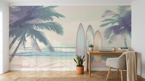 Design A0830 — Papier peint Paysage Plage et Mer — Novomur