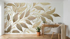 Design A0844 — Papier peint Botanique Feuilles Dorées — Novomur