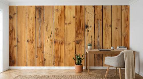 Design A0856 — Papier peint Bois Rustique Brun - Collection 2 — Novomur