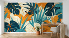 Design A0875 — Papier peint Palmier Tropical Doré Luxe - Collection 2 — Novomur