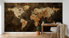 Design A0880 — Papier peint Carte du Monde — Novomur