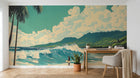 Design A0956 — Papier peint Paysage Plage et Mer — Novomur