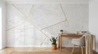 Design AS0504 — Papier peint Marbre Géométrique — Novomur