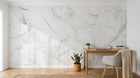 Design AS0546 — Papier peint Marbre Blanc Classique - Collection 1 — Novomur