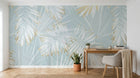 Design D0052 — Papier peint Palmier Tropical Vert - Collection 3 — Novomur
