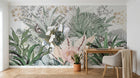 Design D0053 — Papier peint Palmier Tropical Vert - Collection 3 — Novomur
