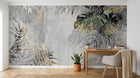 Design D0100 — Papier peint Palmier Tropical Doré Luxe - Collection 2 — Novomur