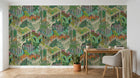 Design D0168 — Papier peint Art Déco Éventails et Or - Collection 2 — Novomur