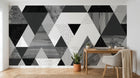 Design D0495 — Papier peint Géométrique Triangles et Losanges - Collection 2 — Novomur