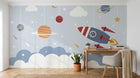 Design D0734 — Papier peint Espace Planètes Enfant — Novomur