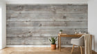 Design D0888 — Papier peint Bois Rustique Blanchi — Novomur