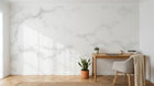 Design D0986 — Papier peint Marbre Blanc Classique - Collection 2 — Novomur