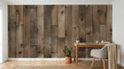 Design D0996 — Papier peint Bois Rustique Brun - Collection 2 — Novomur