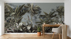 Design E0157 — Papier peint Palmier Tropical Vert - Collection 3 — Novomur