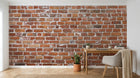 Design E0753 — Papier peint Brique Rouge — Novomur