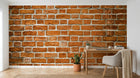 Design E0833 — Papier peint Brique Rouge — Novomur