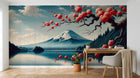 Design F0003 — Papier peint Mont Fuji et Hokusai — Novomur