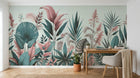 Design F0251 — Papier peint Palmier Tropical Vert - Collection 1 — Novomur