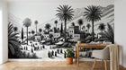 Design F0310 — Papier peint Paysage Désert et Cactus — Novomur