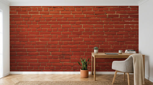 Design F0638 — Papier peint Brique Rouge — Novomur