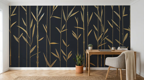 Design F0733 — Papier peint Bambou — Novomur