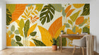 Design F0796 — Papier peint Palmier Tropical Vert - Collection 2 — Novomur