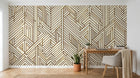 Design F0894 — Papier peint Géométrique Triangles et Losanges - Collection 1 — Novomur