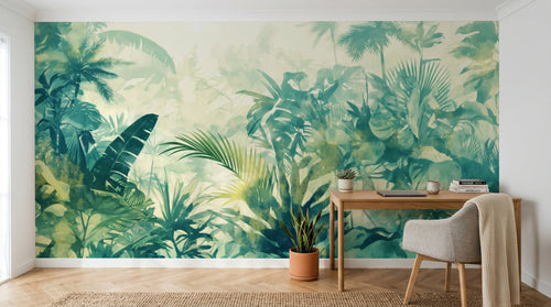Design F0937 — Papier peint Safari Jungle Animaux - Collection 1 — Novomur