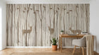 Design FC078 — Papier peint Forêt Pins et Sapins - Collection 3 — Novomur