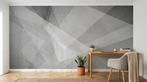Design SD0459 — Papier peint Géométrique Triangles et Losanges - Collection 2 — Novomur