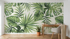 Design SD0468 — Papier peint Palmier Tropical Vert - Collection 4 — Novomur