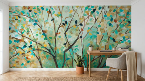 Design SD0503 — Papier peint Arbres Décoratifs — Novomur
