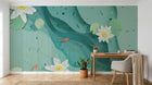 Design SK0002 — Papier peint Asie Encre Bleue — Novomur