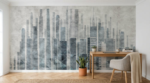 Design SK0046 — Papier peint Architecture et Villes — Novomur