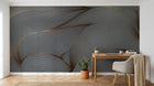 Design SK0142 — Papier peint Art Abstrait Vagues et Lignes — Novomur
