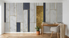 Design SK0539 — Papier peint Marbre Géométrique — Novomur