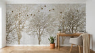 Design SK0549 — Papier peint Forêt Pins et Sapins - Collection 2 — Novomur
