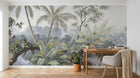 Design SK0551 — Papier peint Palmier Tropical & Jungle Dense — Novomur