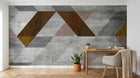 Design SK0789 — Papier peint Géométrique Triangles et Losanges - Collection 2 — Novomur