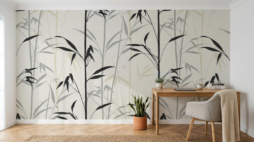 Design SK0795 — Papier peint Bambou — Novomur