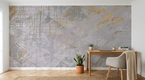 Design SK0860 — Papier peint Marbre Blanc Classique - Collection 1 — Novomur