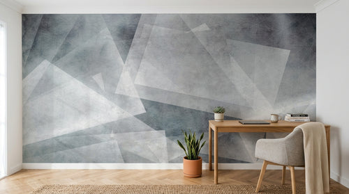 Design SK0967 — Papier peint Géométrique Triangles et Losanges - Collection 2 — Novomur