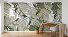 Design SK0995 — Papier peint Palmier Tropical Doré Luxe - Collection 1 — Novomur