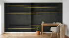 Design SL0233 — Papier peint Art Déco Éventails et Or - Collection 2 — Novomur